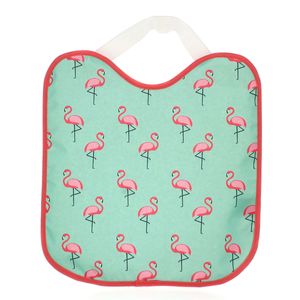 Bavoir-impermeable-elastique-Flamants-roses