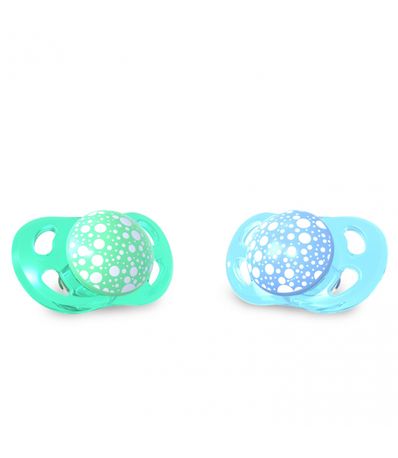 Pack-2-Sucettes-Silicone-0-6-mois-Bleu---Vert