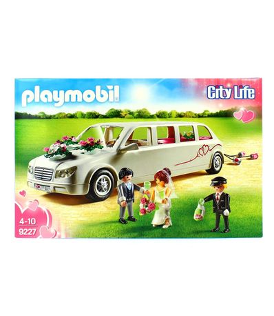 Playmobil-City-Life-Limousine-et-couple-de-maries