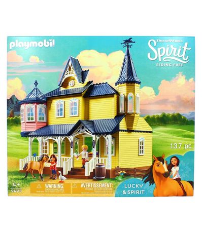 playmobil spirit casa de lucky