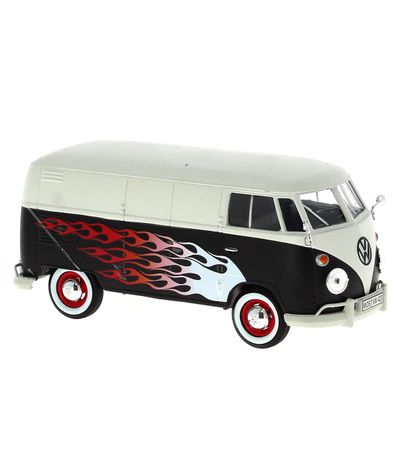 Miniatura-Volkswagen-Van-White-Llamas-1-24