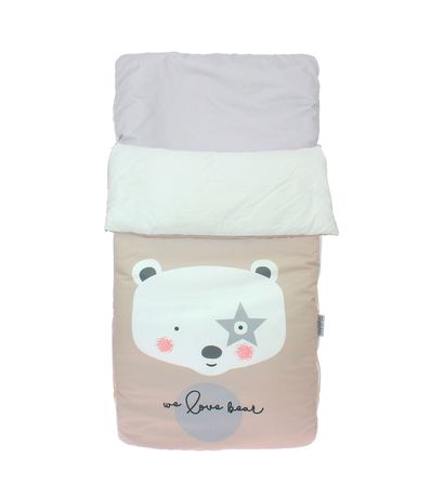 Couette Forme Sac Pour Lit Bebe 60x1 Love Bear Drimjouet