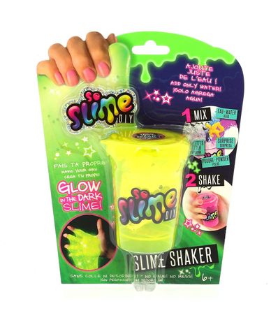 So Slime Diy Bote Brilla En La Oscuridad Amarillo