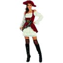 Disfarce-Pirata-mulher-Vermelho