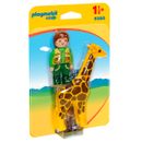 Playmobil-123-Cuidadora-con-Jirafa