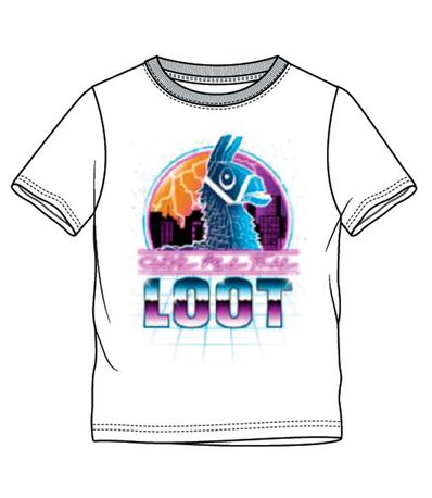 Fortnite-Camiseta-Blanca-Loot