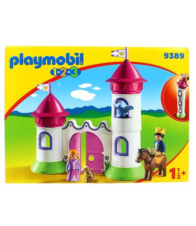 Playmobil-123-Castillo-con-Torre-Apilable