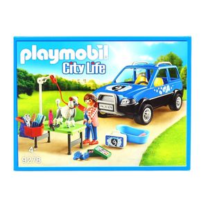 Playmobil-City-Life-Carro-cabeleireiro-de-caes