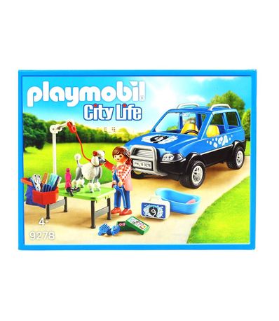 Playmobil-City-Life-Carro-cabeleireiro-de-caes