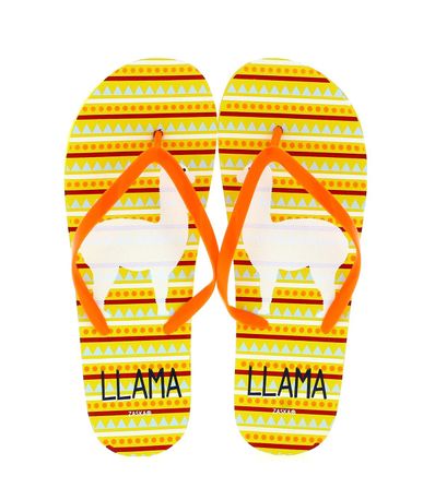 Chanclas-Llama-Amarillas