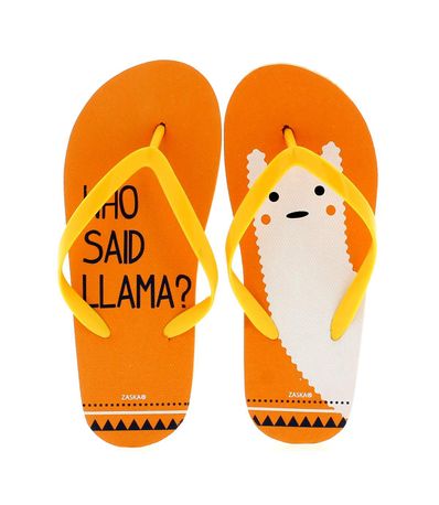 Chanclas-Llama-Naranjas