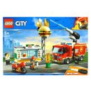 Hamburger-do-fogo-do-salvamento-da-cidade-de-Lego