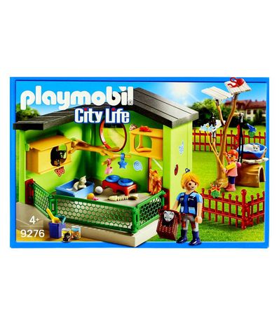 playmobil refugio para gatos