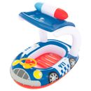 Barquita-Coche-con-Parasol-Azul