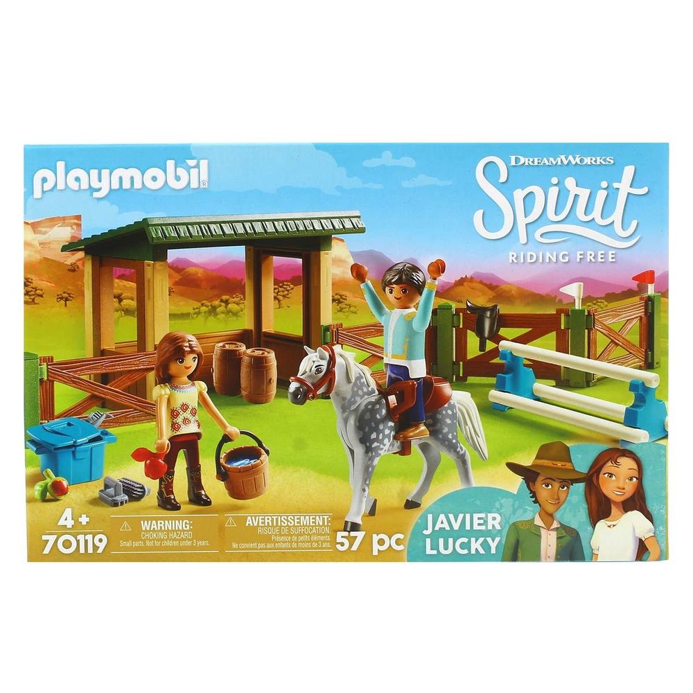 Playmobil Spirit Riding Free Lucky y Javier drimmobile Dreamworks Spirit Riding Free Kids Juego de sábanas de