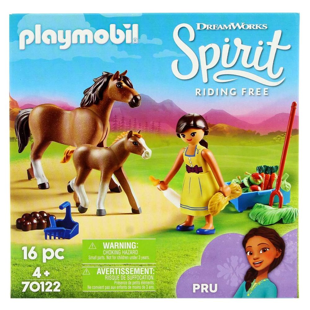 Playmobil Spirit Riding Free Pru con Caballos drimmobile Dreamworks Spirit Riding Free Kids Juego de sábanas de