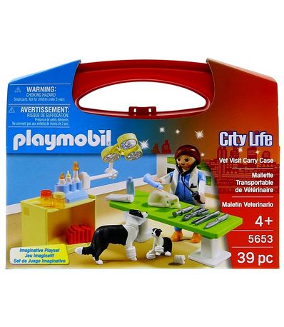 playmobil veterinario maletin