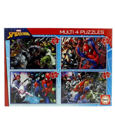 Spiderman-Multi-4-Puzzles