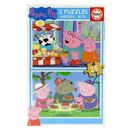 Porquinha-Peppa-Puzzles-Madeira-2-x-25-Pecas