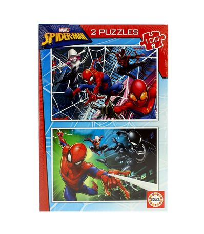 Spiderman-Puzzle-2x100-Pieces