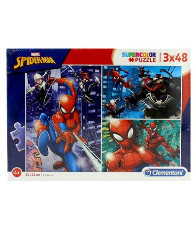 Spiderman-Puzzle-3x48-pieces