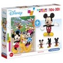 Mickey-Mouse-Puzzle-104-Piezas-con-modelo-3D
