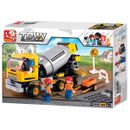 Caminhao-do-misturador-concreto-dos-blocos-de-construcao-de-Sluban