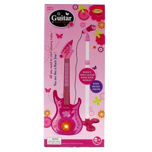 Guitare-pour-enfants-avec-microphone-assorti