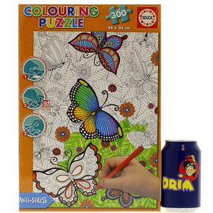 Puzzle-300-Pecas-Colouring-Borboletas_2
