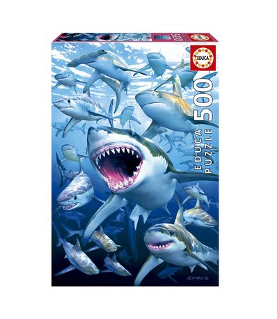 Puzzle-500-Pieces-Requins