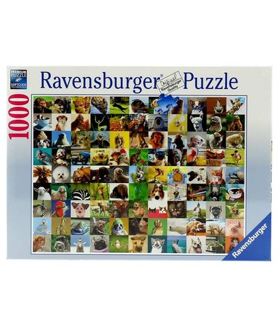 Puzzle-99-Animaux-Marrant-de-1000-Pieces