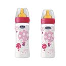 Pack-2-Biberoes-Latex-300ML-Rosa-e-verde