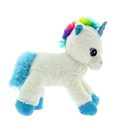 unicornio azul peluche