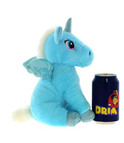unicornio azul peluche