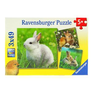Pack-Lapins-Mignons-Puzzle-3-x-49-Pieces