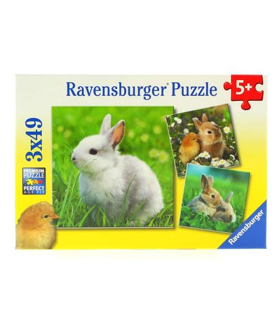 Pack-Lapins-Mignons-Puzzle-3-x-49-Pieces