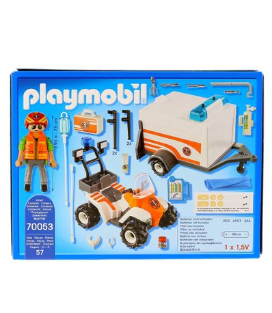 playmobil quad rescate