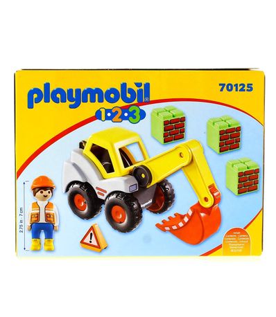 excavadora playmobil 123