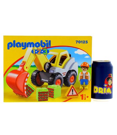excavadora de playmobil