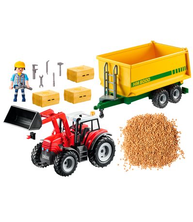 playmobil country tractor