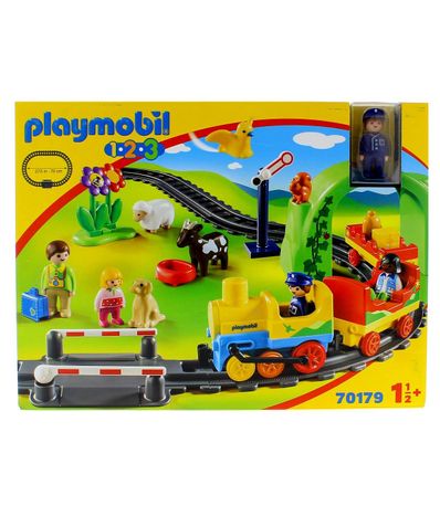 playmobil 1 2 3 train