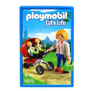 Playmobil-City-Life-Mae-com-Carrinho-de-Gemeos