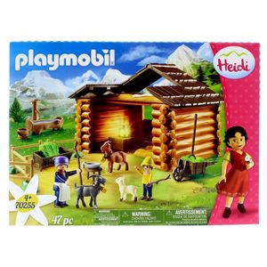 Playmobil-Heidi-Ecurie-de-chevres-de-Pedro