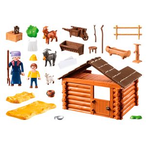 Playmobil-Heidi-Ecurie-de-chevres-de-Pedro_1