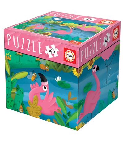 Puzzle-Flamingo-48-pieces