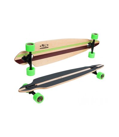Longboard-Hudora-Green-Strip