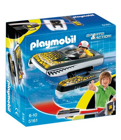 Playmobil-Click--amp--Go-Croc-Lancha
