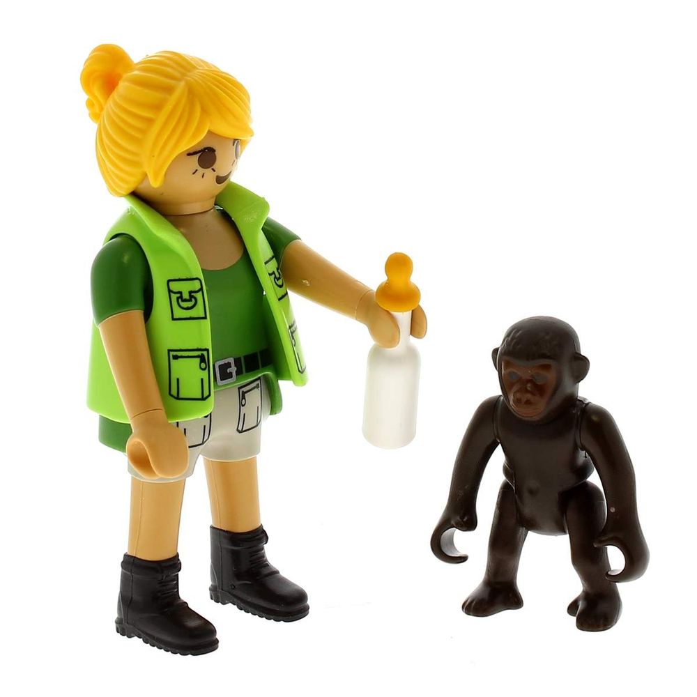 Playmobil Soigneuse avec b?�b?� gorille - drimjuguetesfr