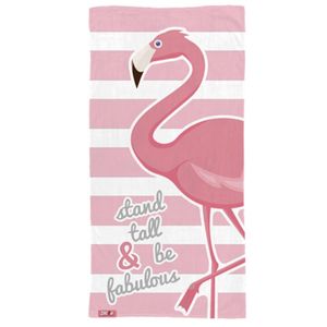 Serviette-de-plage-Flamingo