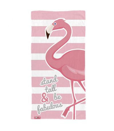 Serviette-de-plage-Flamingo